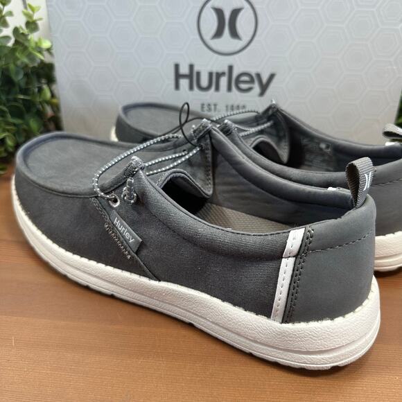 Hurley Men's Laguna Grey Lightweight Memory Foam Casual Shoes Size 10.5 - Picture 4 of 5